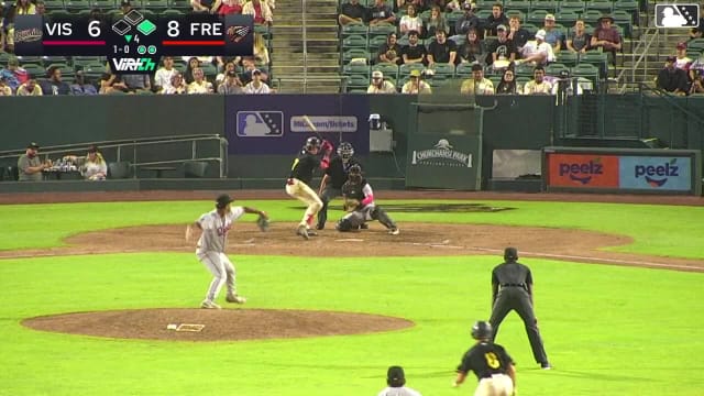 Ethan Holliday homers (9) on a fly ball to center field. Cameron Nelson scores.