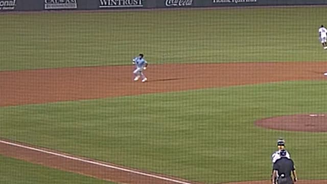 Braylon Payne laces a triple
