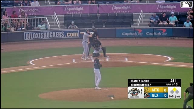 Theo Gillen homers (5) on a fly ball to left field. Brayden Taylor scores.
