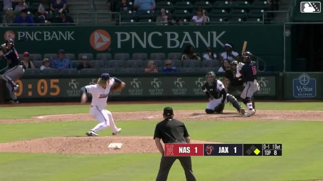 Zach Brzykcy Ball to Luis Matos