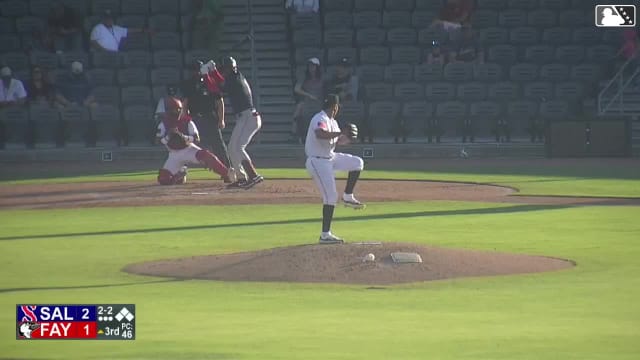 Justin Gonzales gets first hit for Salem
