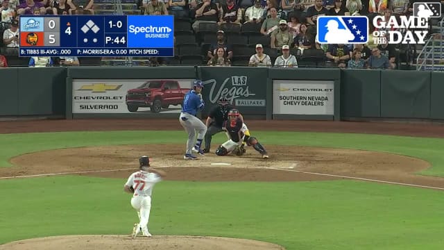 James Tibbs III's solo home run