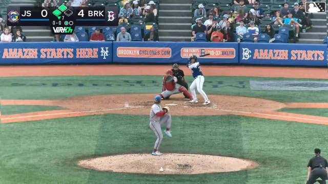 Daiverson Gutierrez singles on a line drive to left fielder Joel Dragoo. Mitch Voit scores. Ronald Hernandez to 3rd. Jamari Baylor to 2nd.