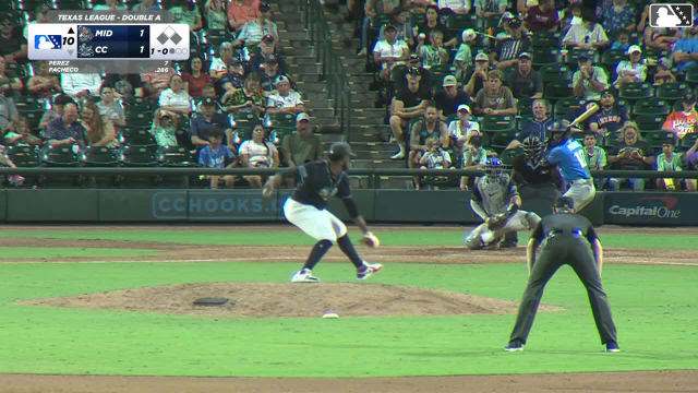 Railin Perez Ball to Carlos Pacheco