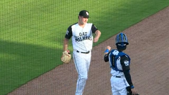 Blue Jays prospect Trey Yesavage racks up eight K's 