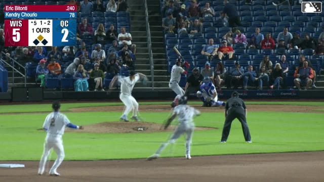 Eric Bitonti homers (10) on a fly ball to left field. Josiah Ragsdale scores.
