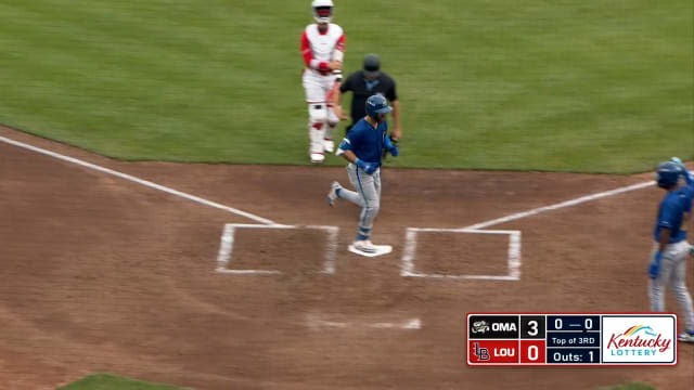 Royals prospect John Rave hits two home runs