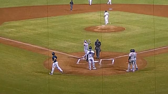 Jacob Reimer's first homer of the Fall League