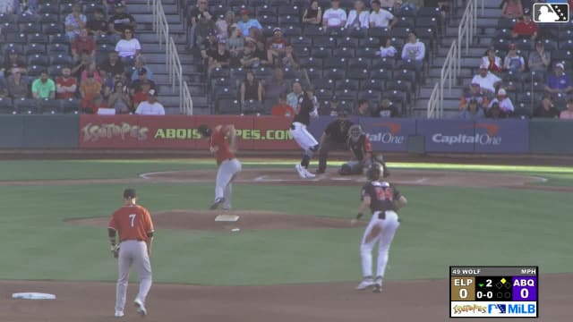 Zac Veen singles on a ground ball to right fielder Nick Schnell. Charlie Condon scores.