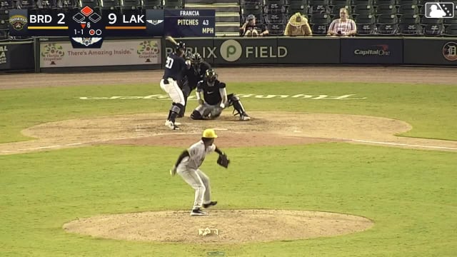 Dariel Francia In play, run(s) to Michael Oliveto