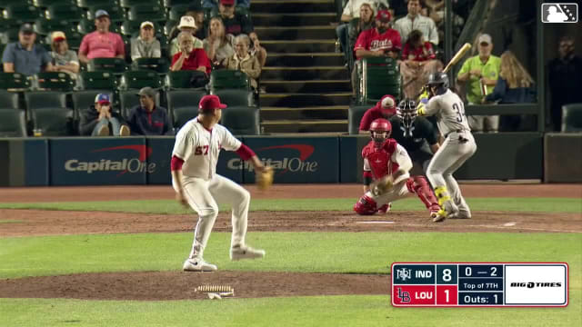 Jhostynxon Garcia called out on strikes.
