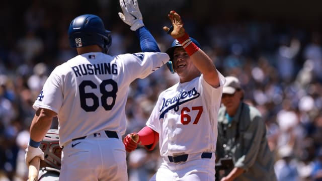 Ryan Ward's first Major League homer
