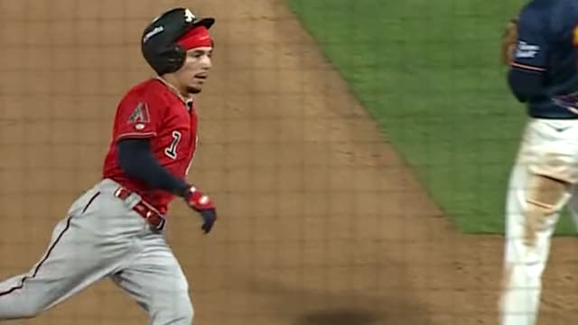 Andrew Velazquez's inside-the-park home run