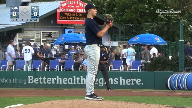 David Shields strikes out five over four innings