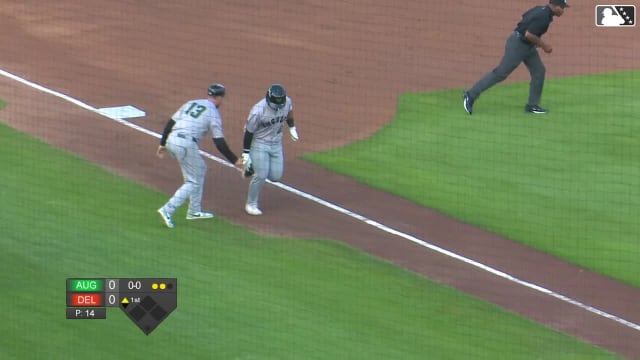 Douglas Glod hits a two-run home run