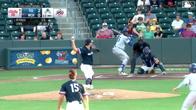 Josue De Paula homers (14) on a fly ball to right center field. Sean McLain scores.