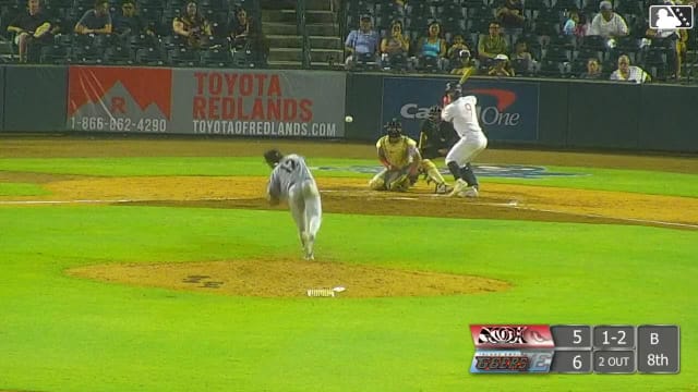 Miguel Mendez's eighth strikeout