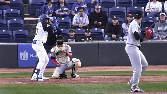 Josue De Paula tags two doubles in a three-hit game 