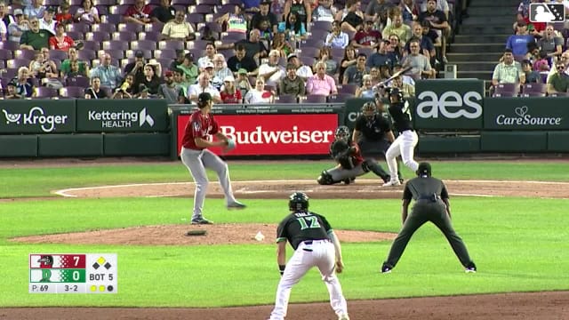 Alfredo Alcantara singles on a line drive to left fielder Charles Davalan. John Michael Faile scores.