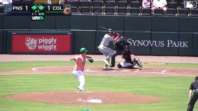 Cam Cannarella singles on a sharp line drive to right fielder Kevin Kilpatrick Jr. Ian Lewis Jr. scores. Jay Beshears to 3rd.