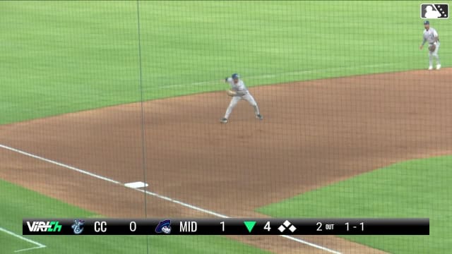 Espinosa and Brewer combine for slick putout