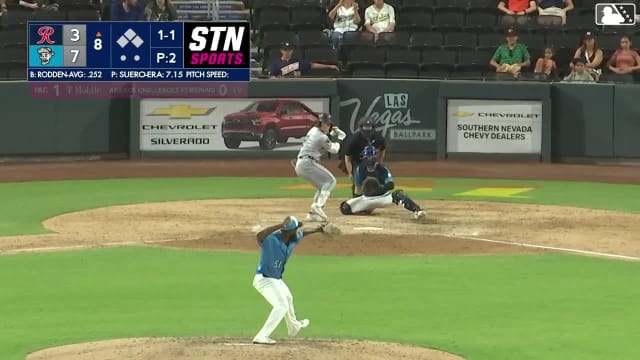 Brock Rodden homers (15) on a fly ball to right field.