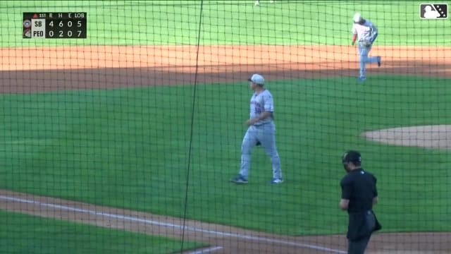 Sam Armstrong's seventh strikeout