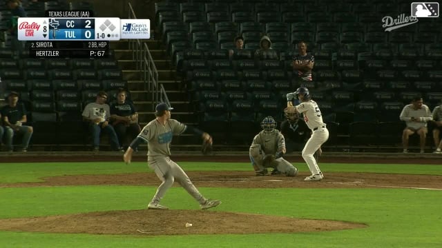 Mike Sirota homers (5) on a fly ball to left field.