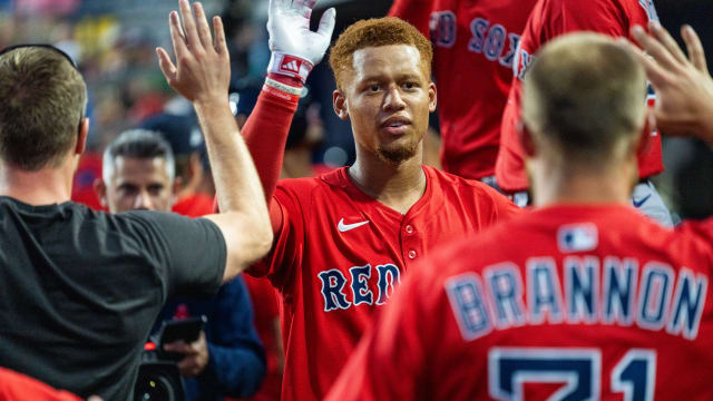 Kristian Campbell's two-run homer