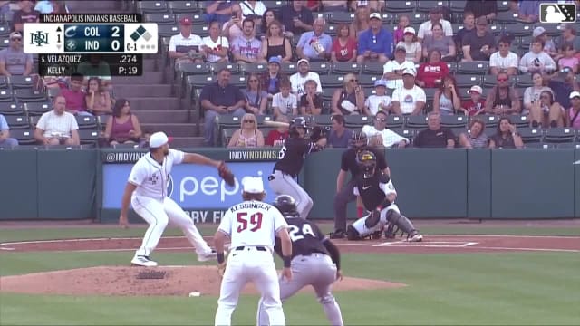 Ralphy Velazaquez's three-run home run