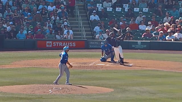 Gino Groover's solo home run