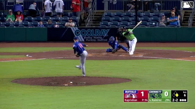 James Kaprielian's sixth and final strikeout 