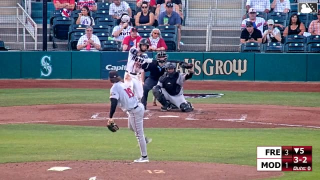 Jack Mahoney's seventh and final batter 