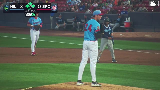 Carlos Virahonda singles on a soft line drive to right fielder Lorenzo Carrier. JD Dix scores. José Mejía to 3rd. Kayson Cunningham to 2nd.