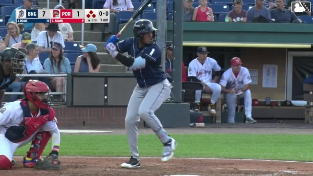 Jefferson Rojas doubles (1) on a sharp line drive to right fielder Miguel Bleis. Kevin Parada scores. Marco Vargas to 3rd.