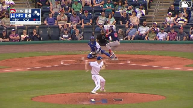 Franklin Arias singles on a line drive to center fielder GJ Hill. Matt Fraizer scores. Nelly Taylor to 3rd.