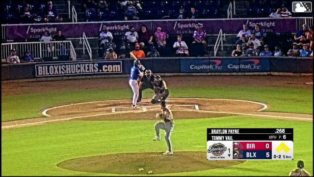 Braylon Payne singles on a line drive to right fielder Dylan Campbell. Mike Boeve scores. Mark Coley II to 3rd. Jheremy Vargas to 2nd.