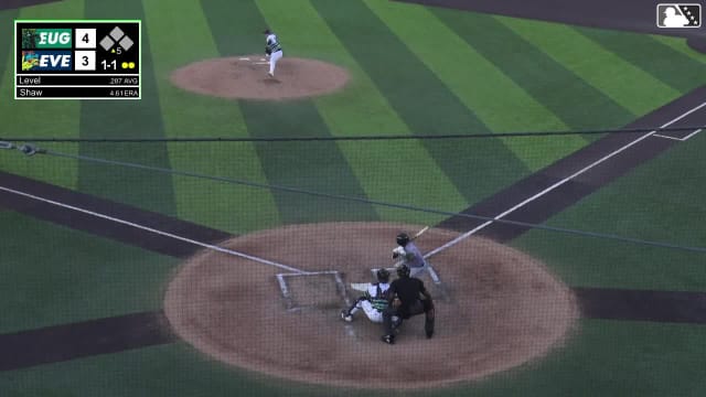 Jhonny Level homers (4) on a fly ball to center field.