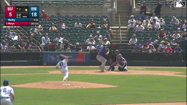 Sean Keys homers (6) on a fly ball to right center field. Charles McAdoo scores.