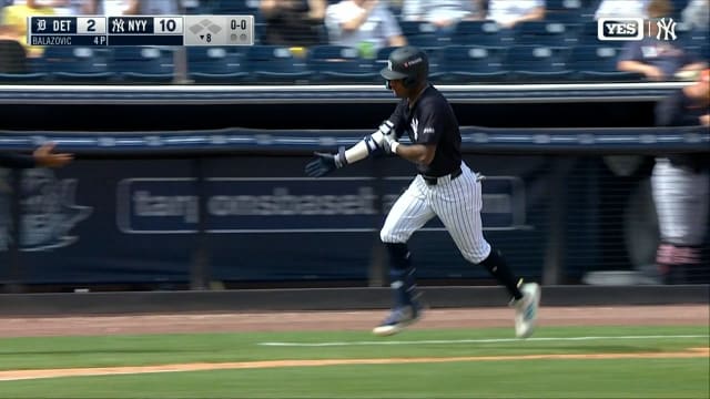 Alexander Vargas' solo home run