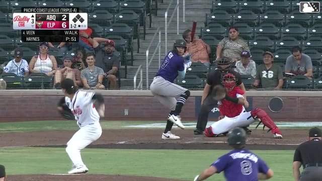 Zac Veen singles on a ground ball to left fielder Carlos Rodríguez. Adael Amador scores. Sterlin Thompson scores. Charlie Condon to 2nd.