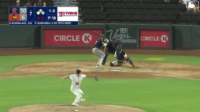 Andrew Bash In play, no out to Brock Rodden