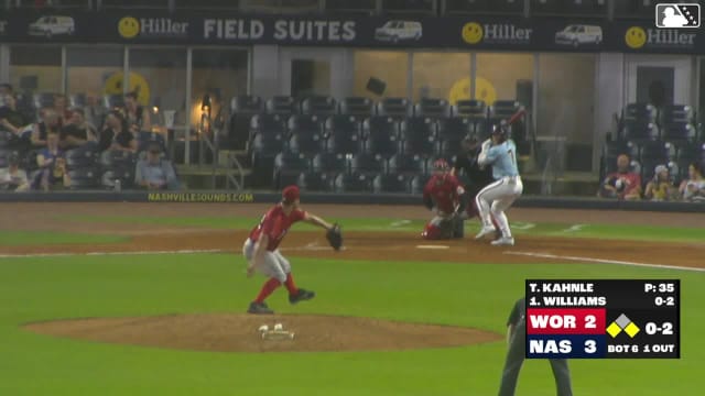 Jett Williams grounds into a force out, pitcher Tommy Kahnle to shortstop Tsung-Che Cheng. Ethan Murray scores. Freddy Zamora out at 2nd. Jett Williams to 1st.