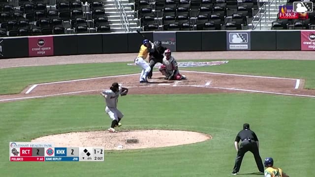 Kane Kepley homers (2) on a fly ball to right field. Drew Bowser scores. Alex Madera scores.