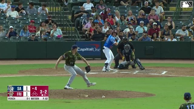 Rafe Perich homers (13) on a fly ball to left center field.