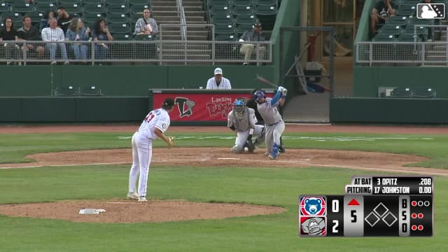 Will Johnston's sixth strikeout in High-A debut