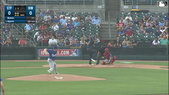 Owen Ayers homers (2) on a fly ball to right center field.