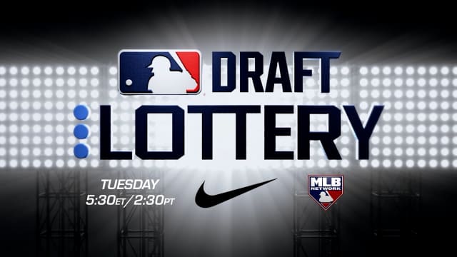 Watch the MLB Draft Lottery at 5:30 ET on 12/9