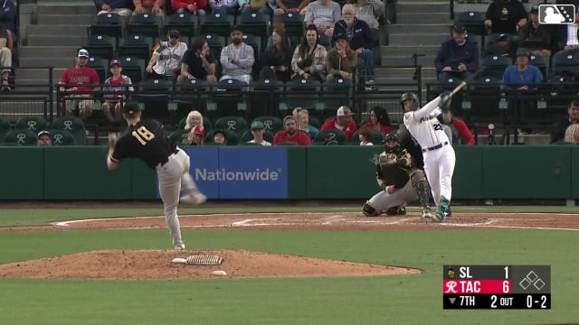 Tyler Locklear's solo home run