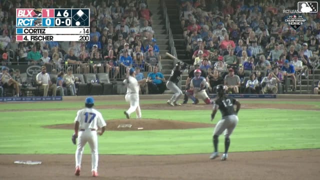 Andrew Fischer homers (2) on a fly ball to center field. Jesús Made scores.